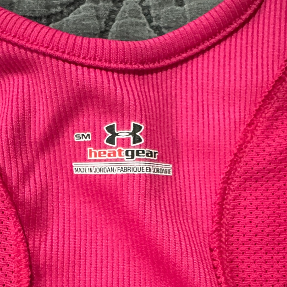 Under Armour Fuchsia Racerback Tank - Picture 2 of 4